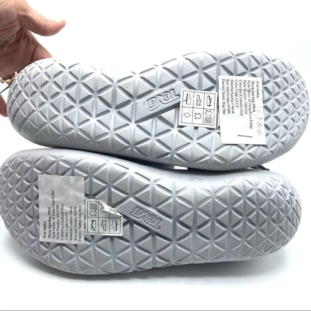 Teva Men’s Terra Float Fisher Sandals 9 Gray NWT‎